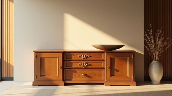 Apporter du style avec un buffet en bois massif