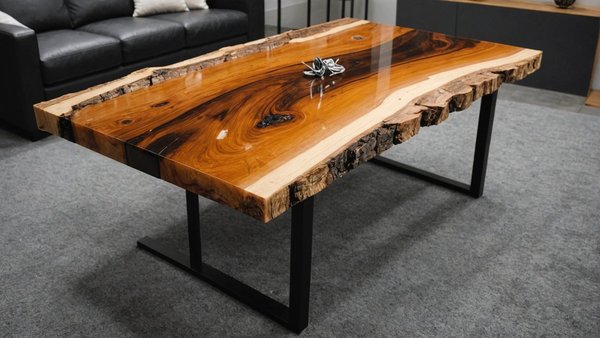 Table résine bois : personnalisez votre mobilier unique
